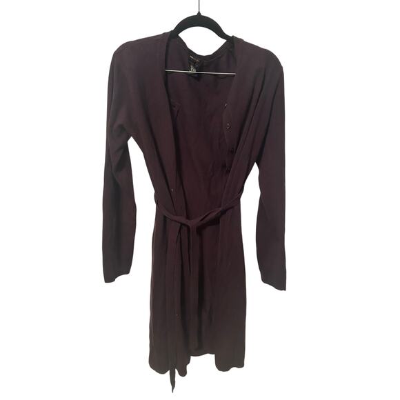 BCBG MAXAZRIA Plum Cardigan large - Picture 1 of 5
